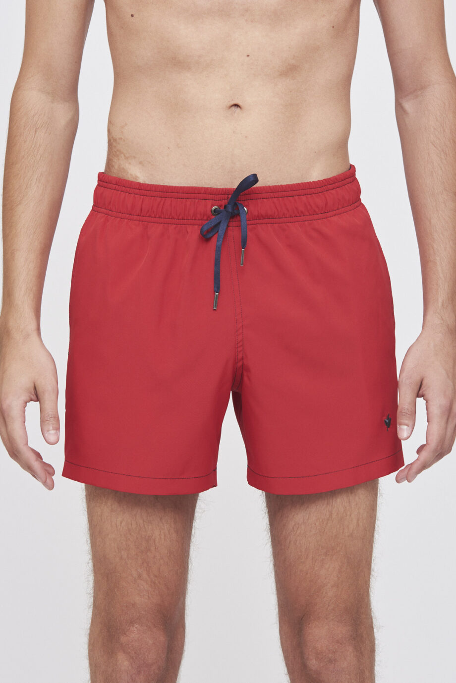 Short liso con cintura interna combinada