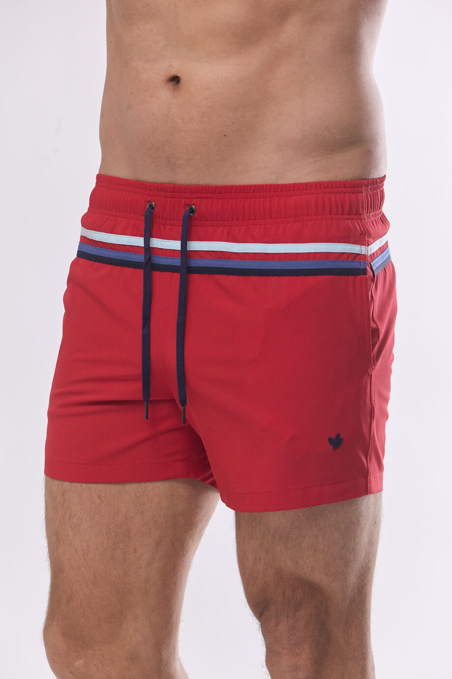 Short liso con tres bandas