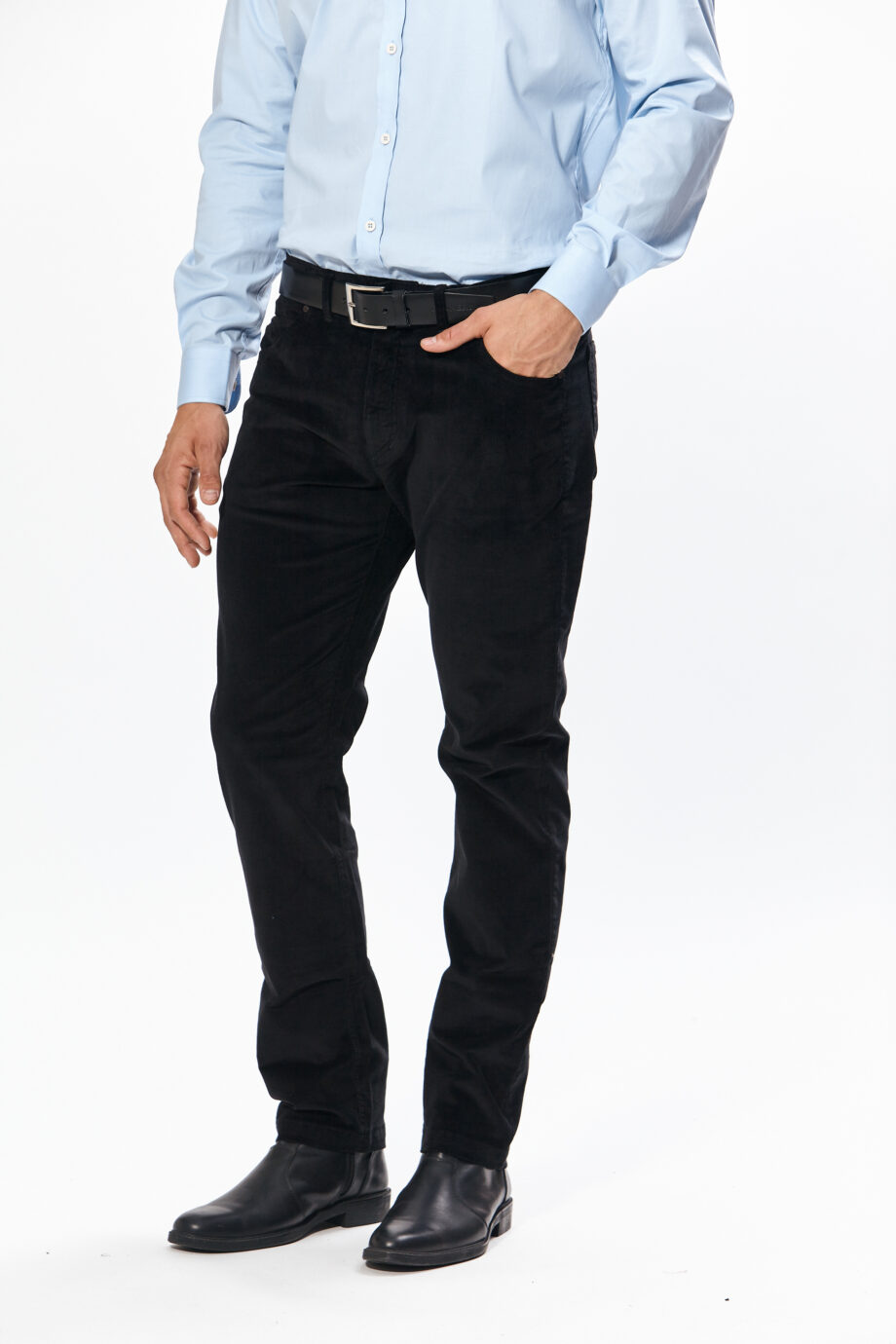 Pantalón corte jean de corderoy 21 bastas