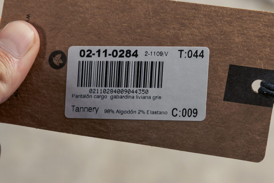 Cargo de gabardina