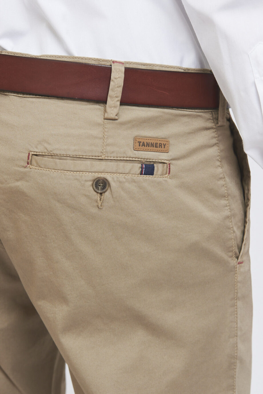 Chino slim fit de gabardina