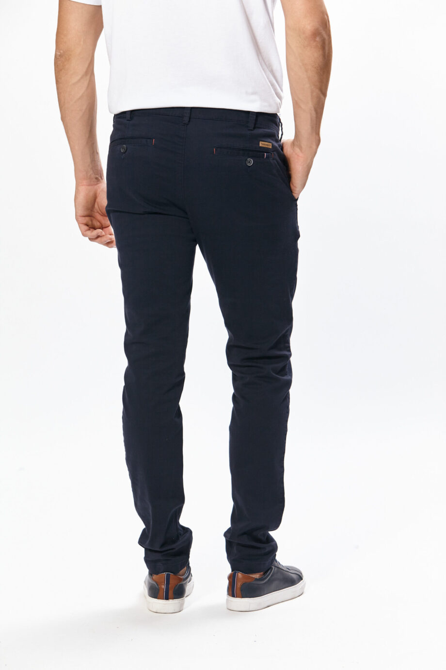 Chino slim fit de satén