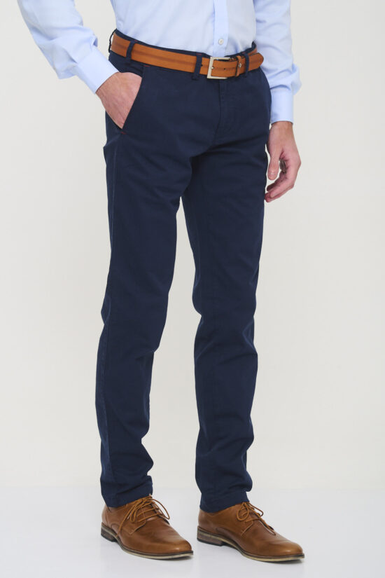 Chino slim fit de gabardina