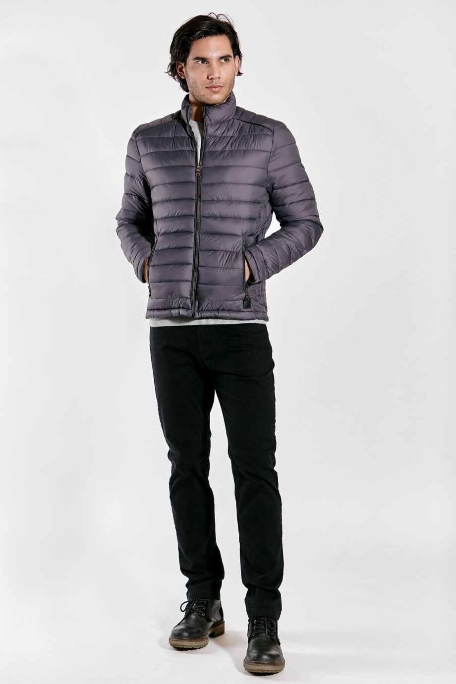 Campera clasica canelon