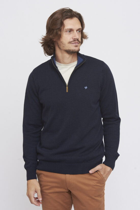 Sweater medio cierre