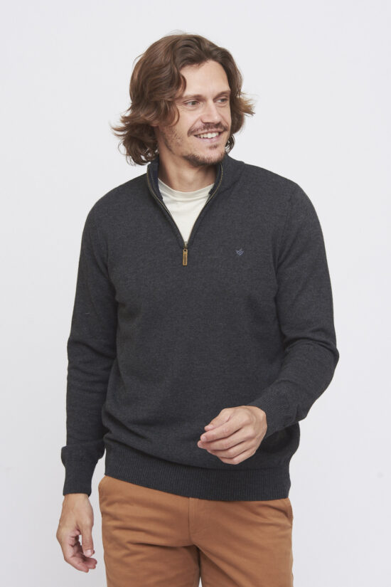 Sweater medio cierre