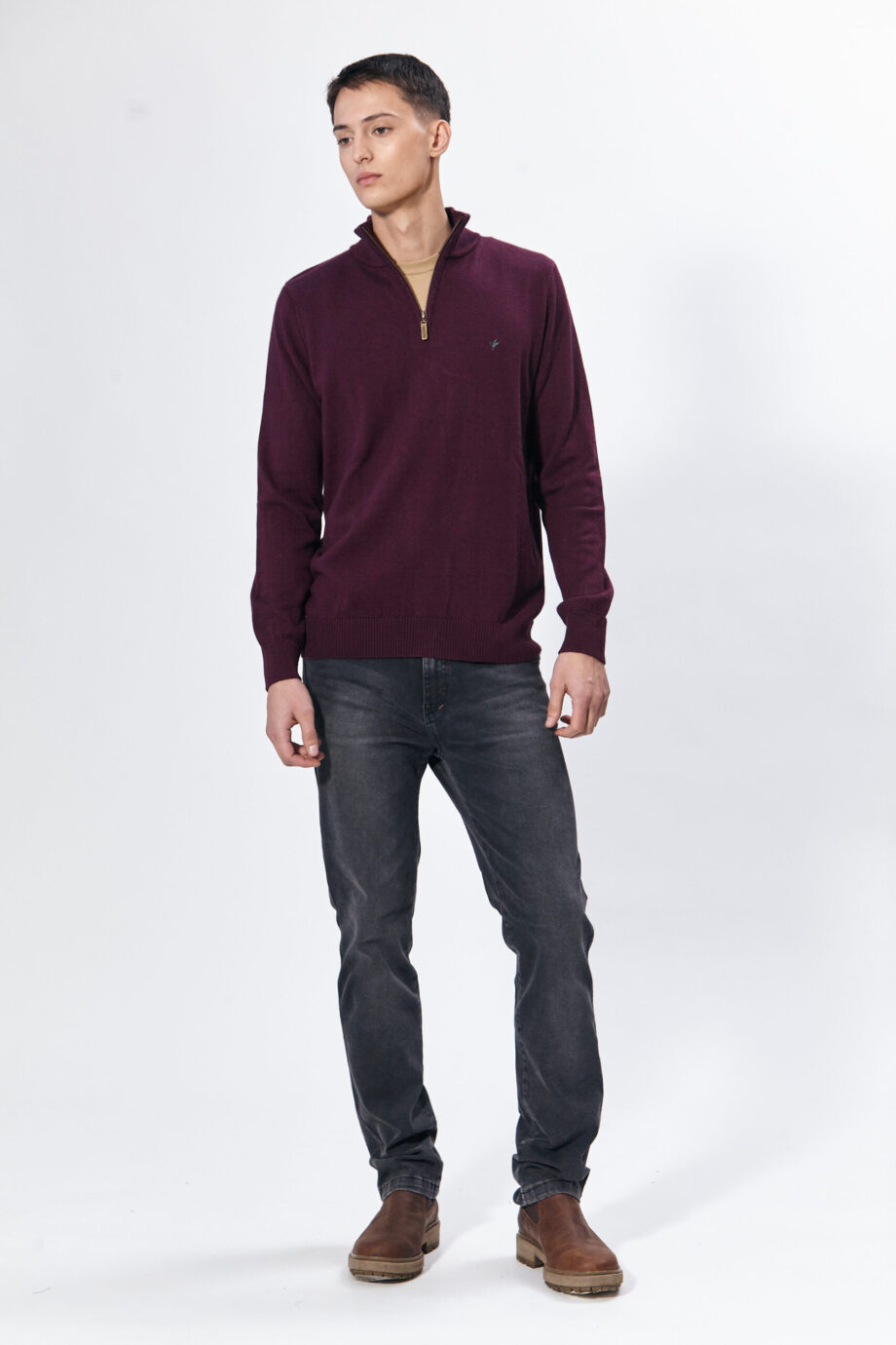 Sweater medio cierre