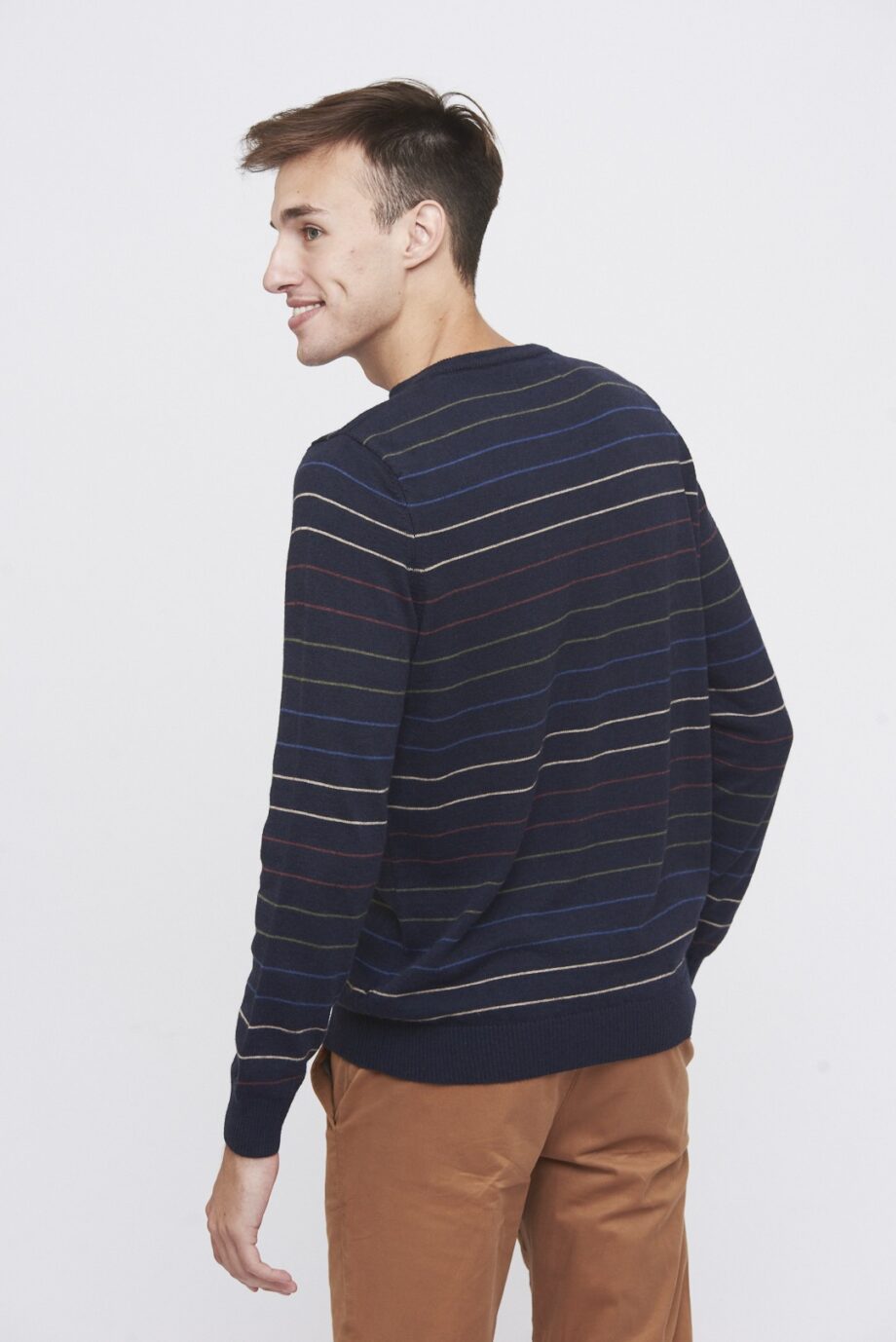 Sweater cuello O a cinco colores