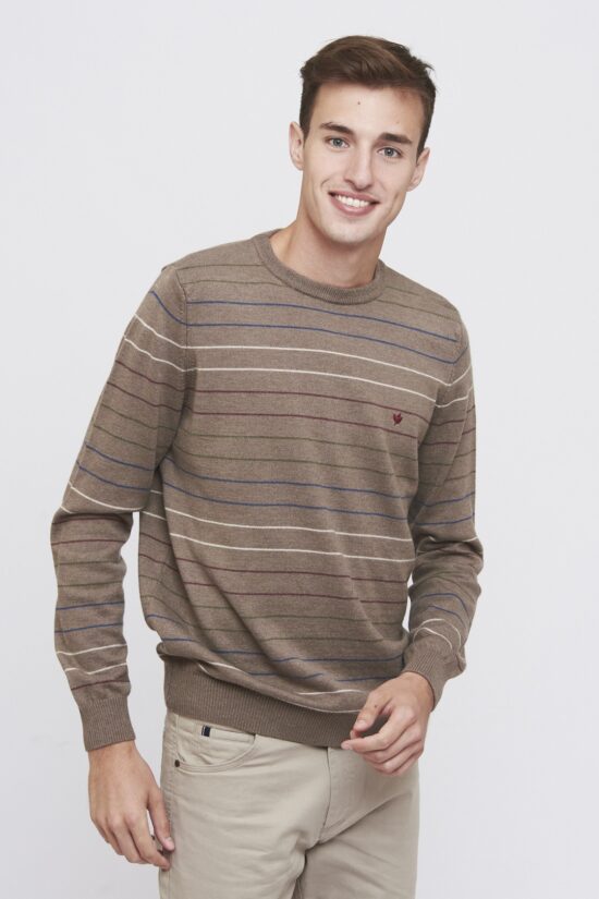 Sweater cuello O a cinco colores