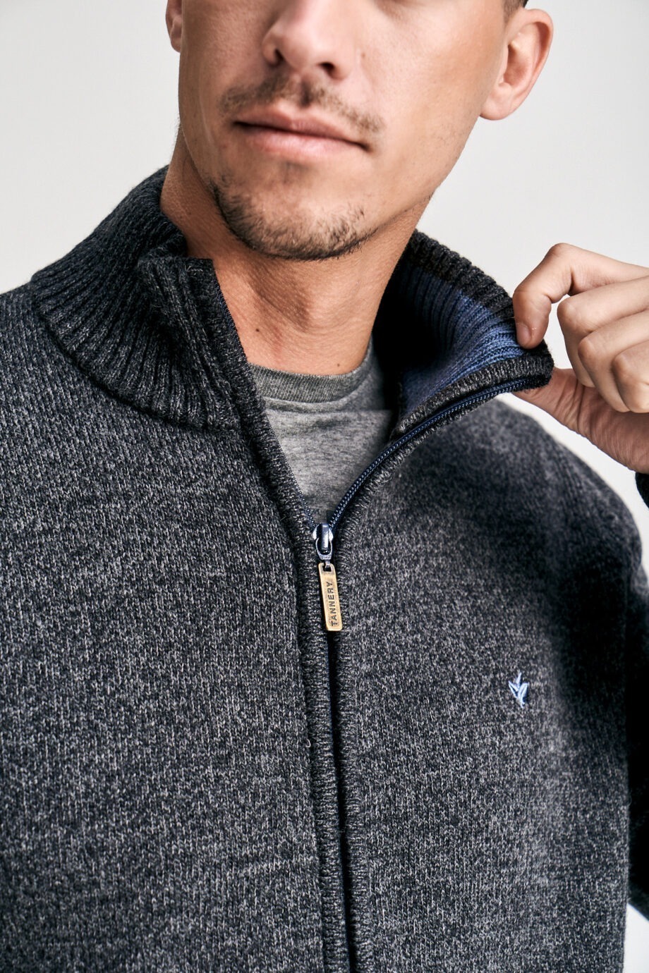 Campera tejida lisa