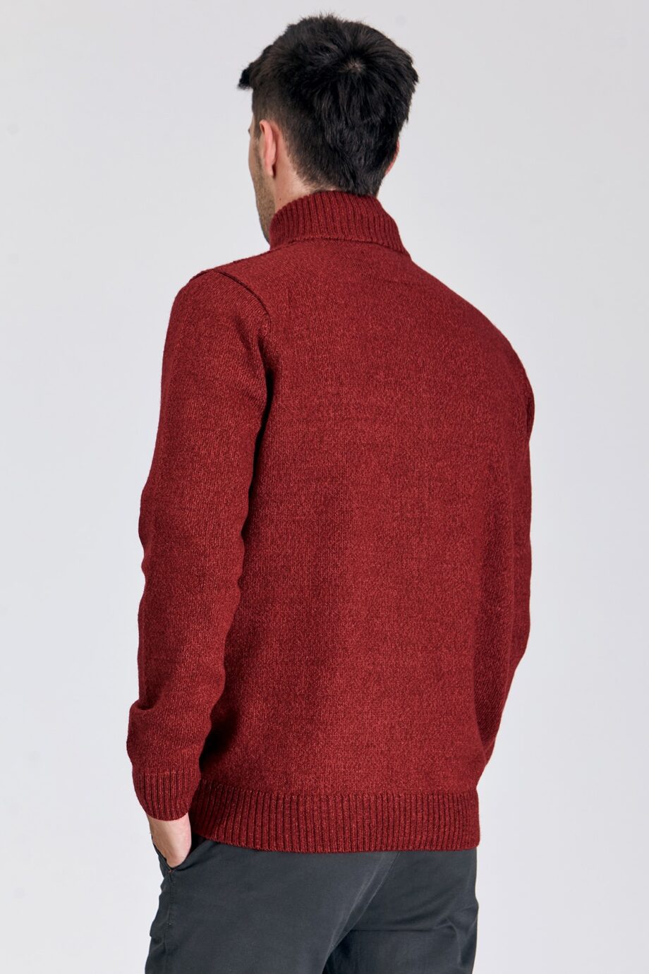 Campera con tejido de punto