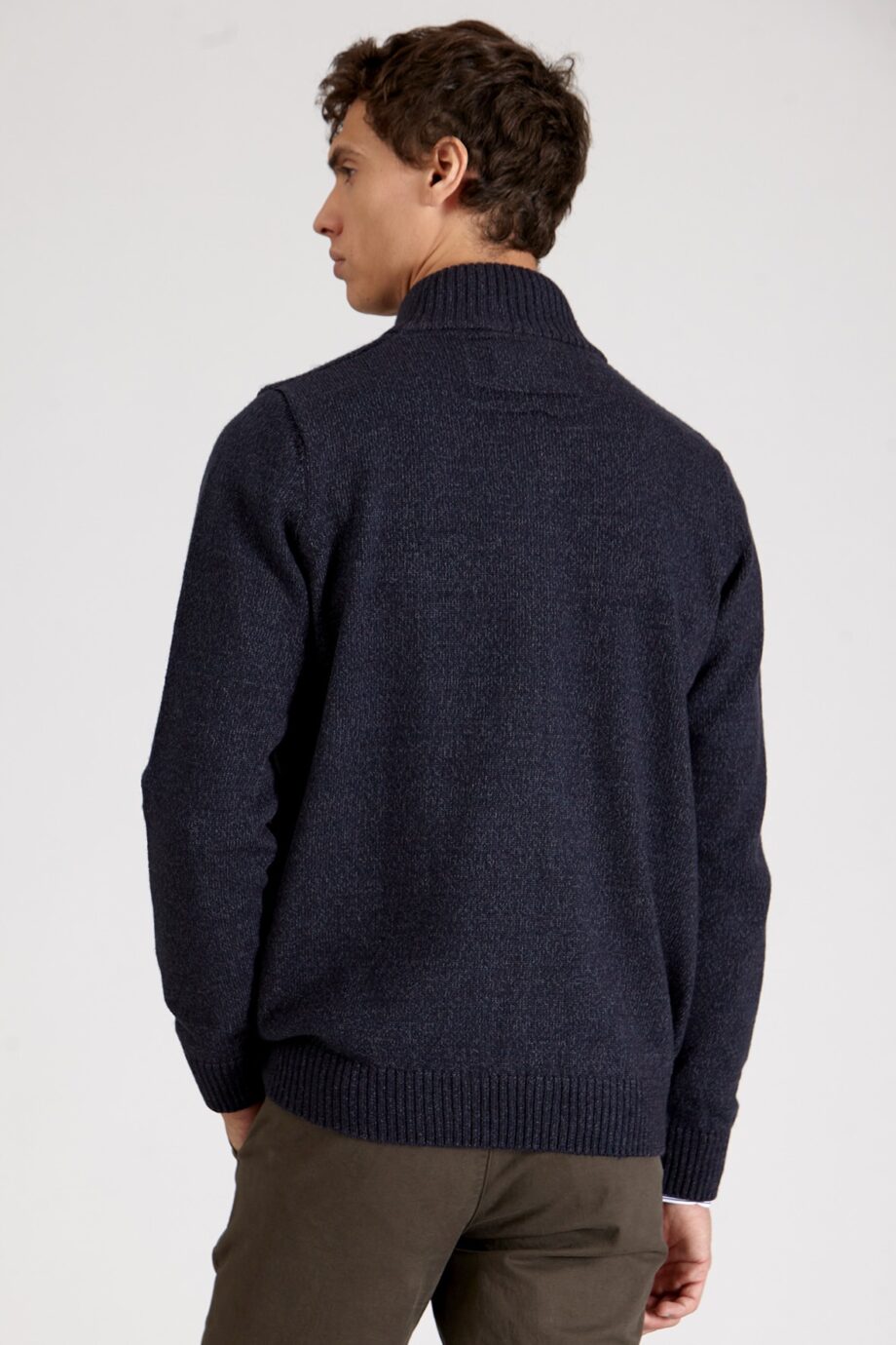 Campera con tejido de punto