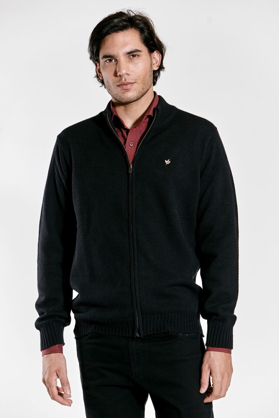 Campera tejida de lana