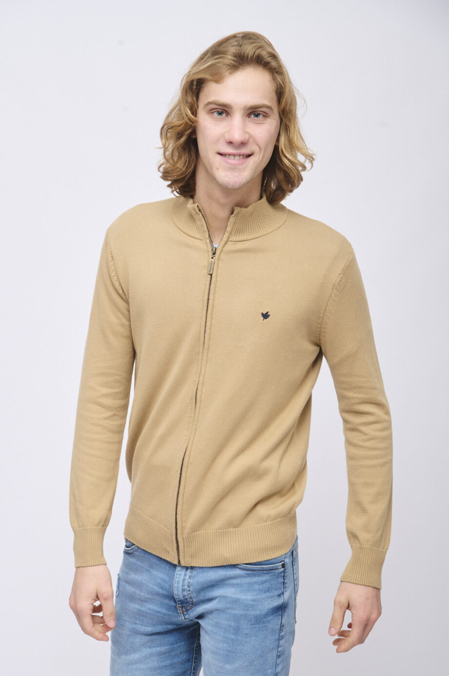 Campera tejida de lana