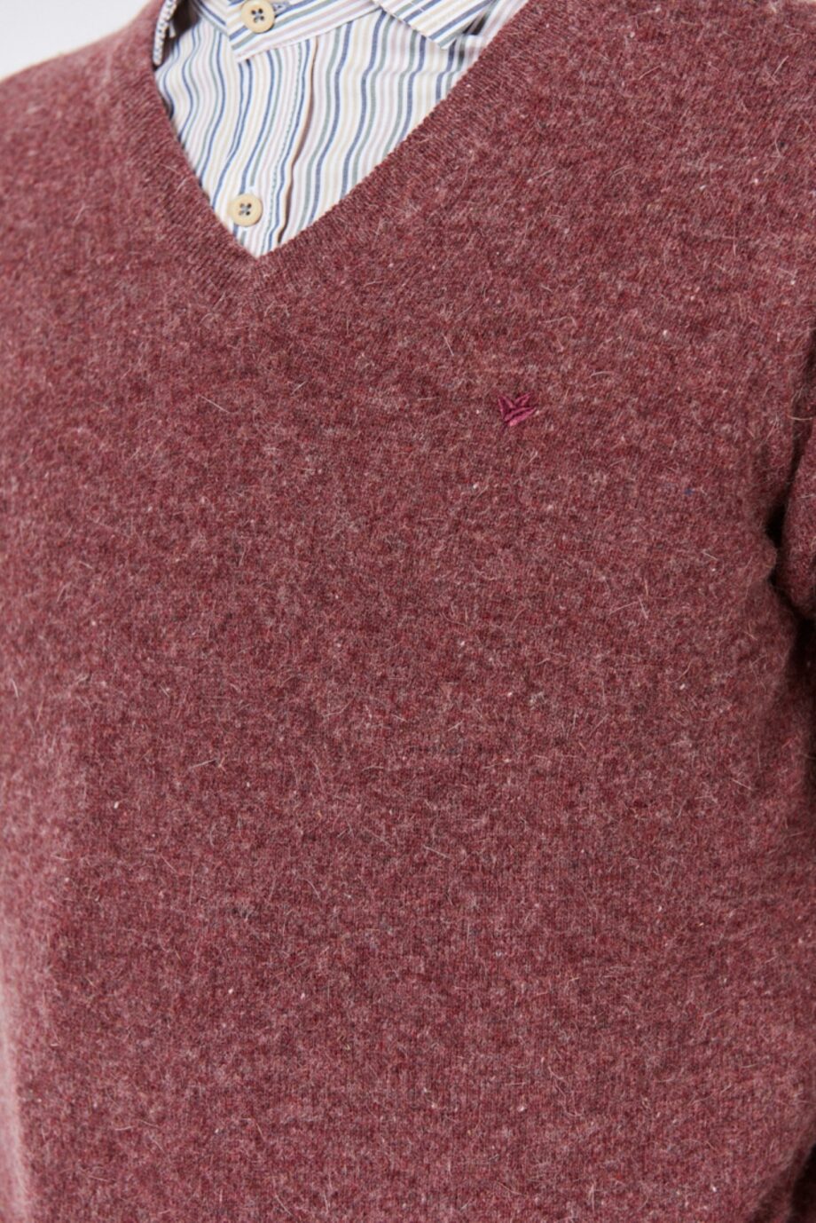 Sweater escote V de lana