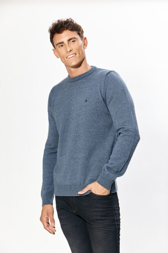 Sweater básico escote redondo
