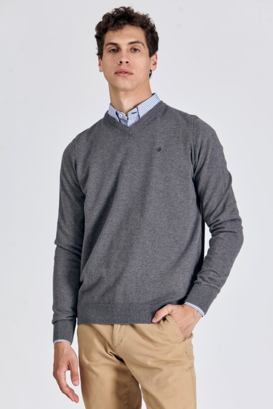 Sweater escote V