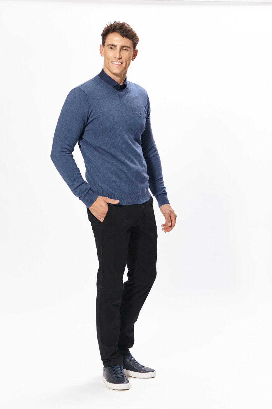 Sweater escote V