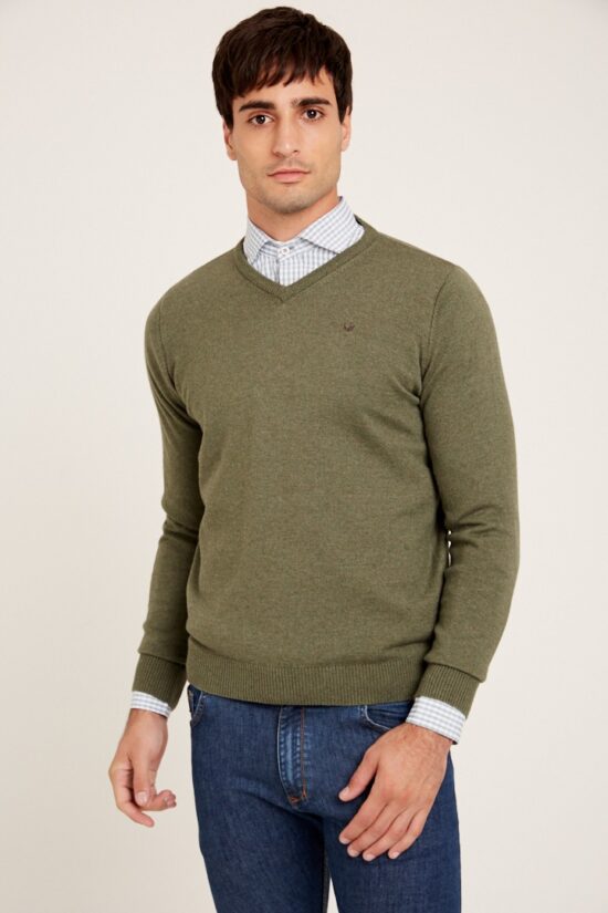 Sweater escote V