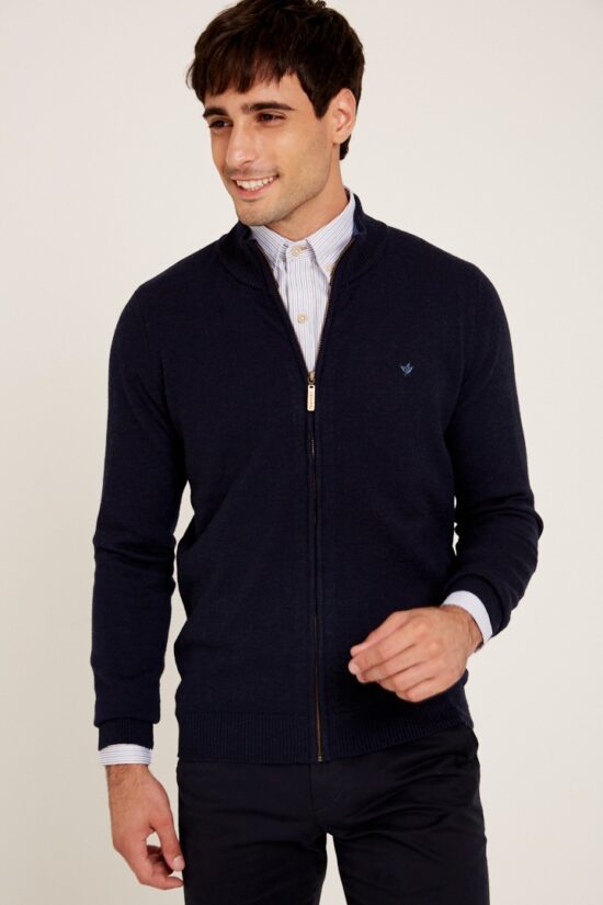 Campera básica tejida