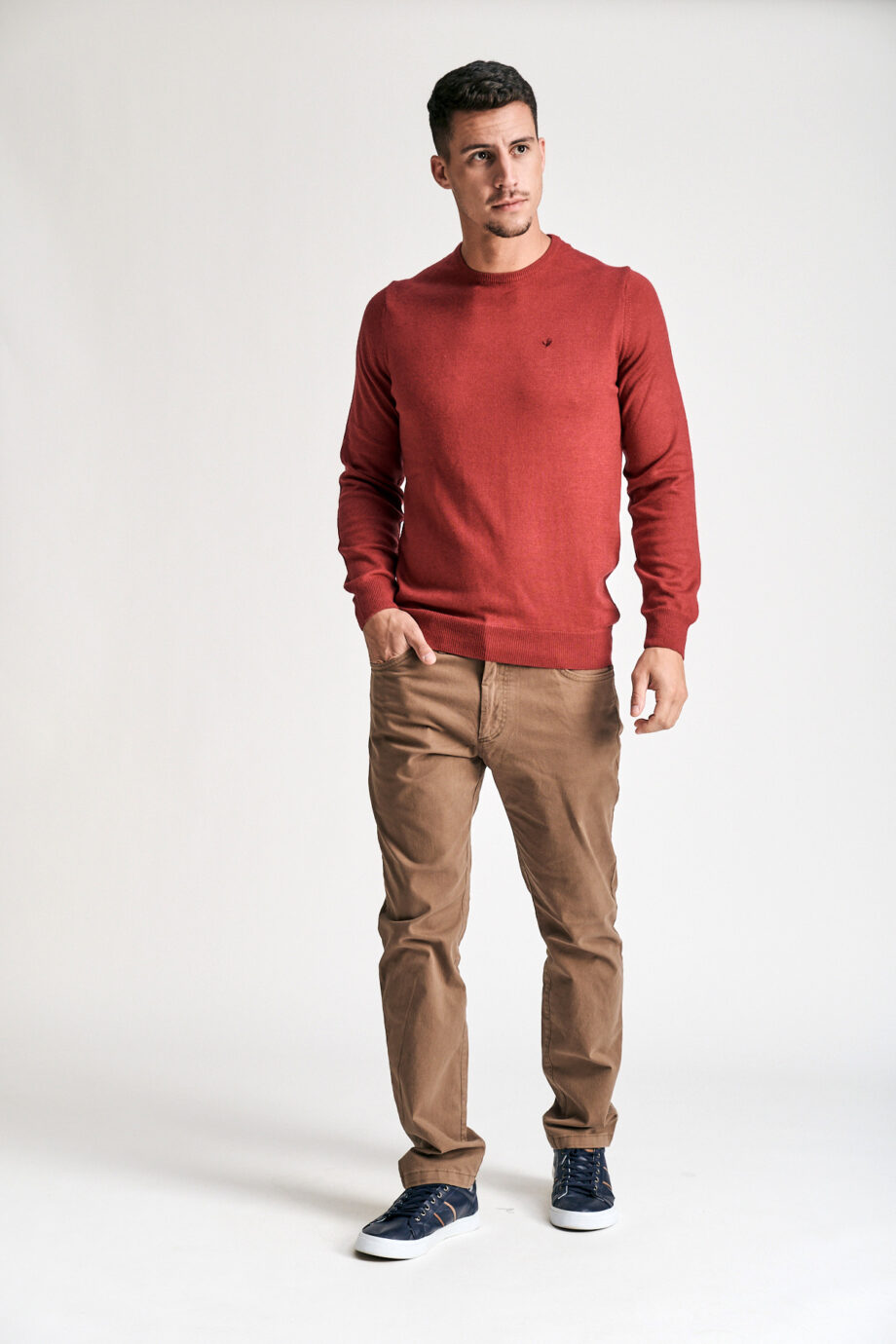 Sweater cuello redondo