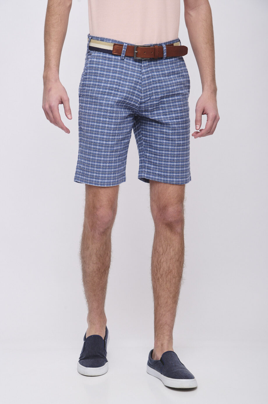 Bermuda chino a cuadros