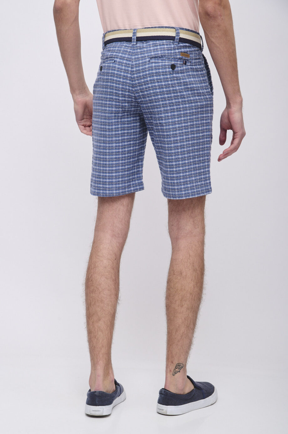 Bermuda chino a cuadros