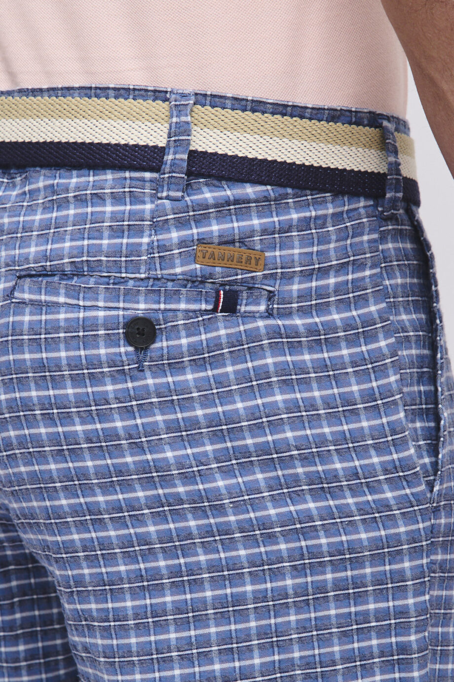 Bermuda chino a cuadros