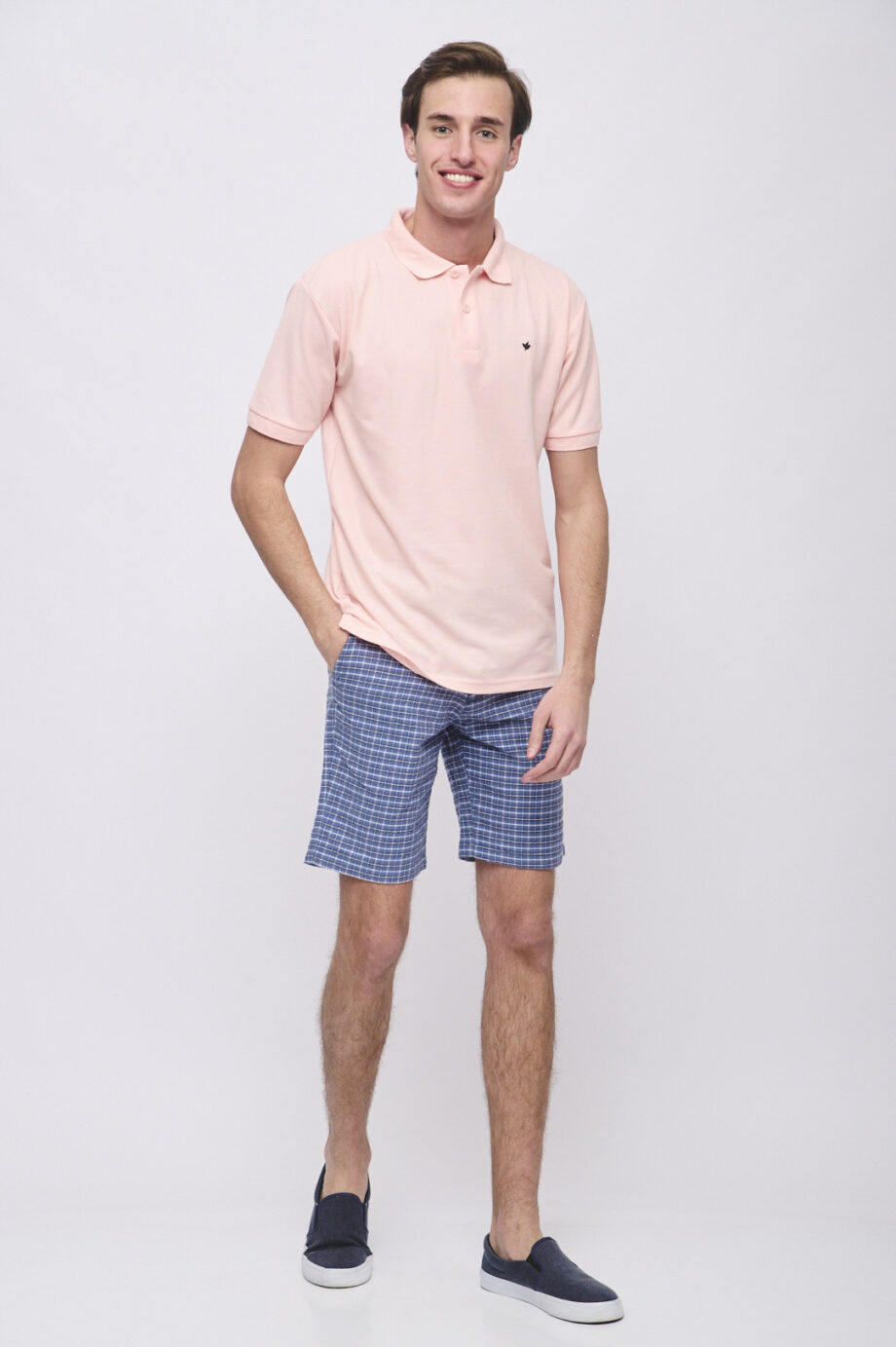 Bermuda chino a cuadros