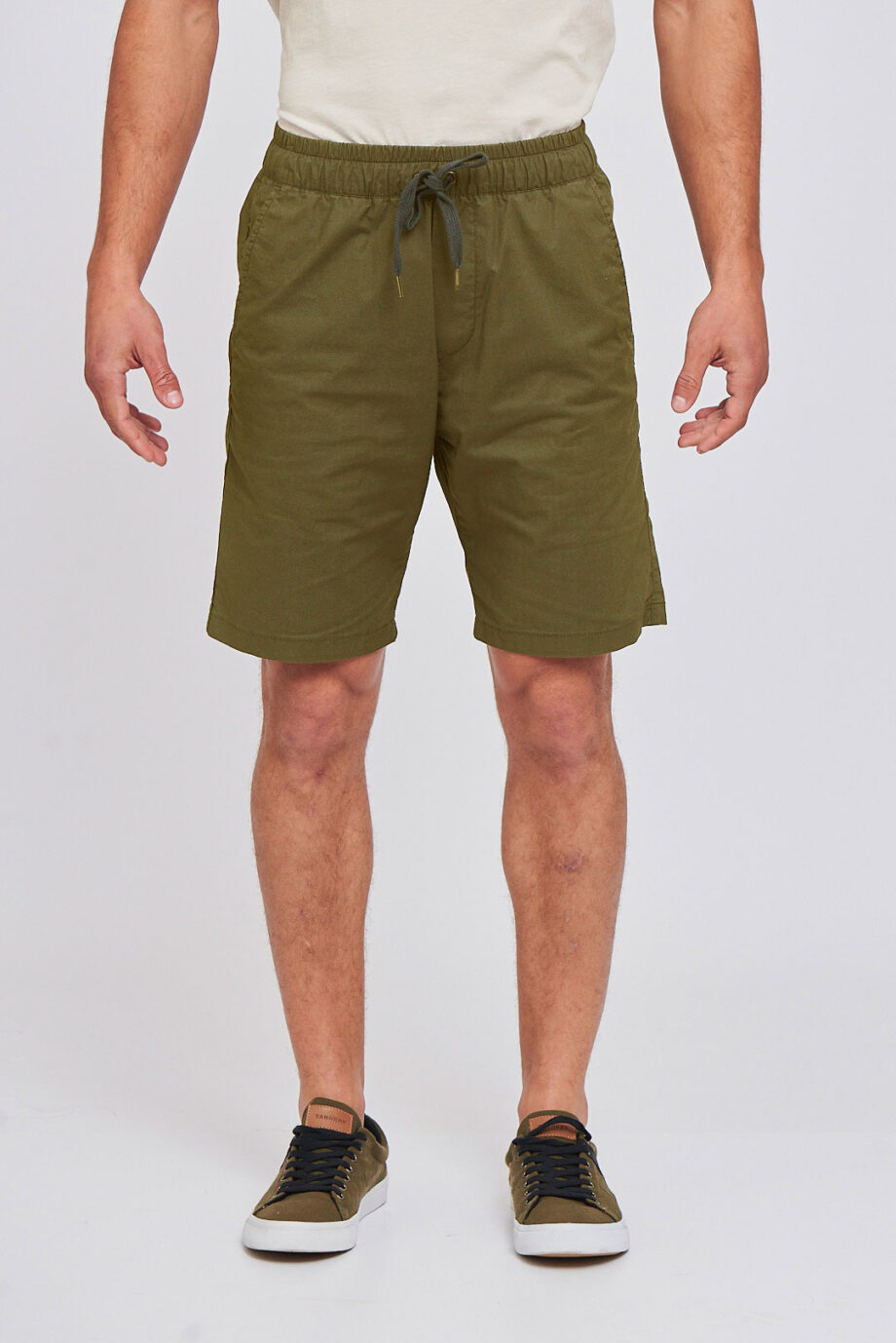 Bermuda jogger de poplin