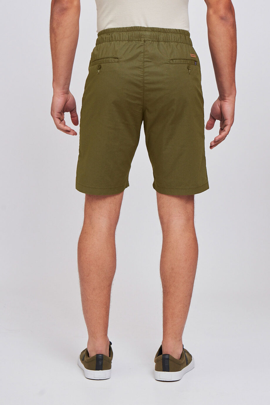 Bermuda jogger de poplin