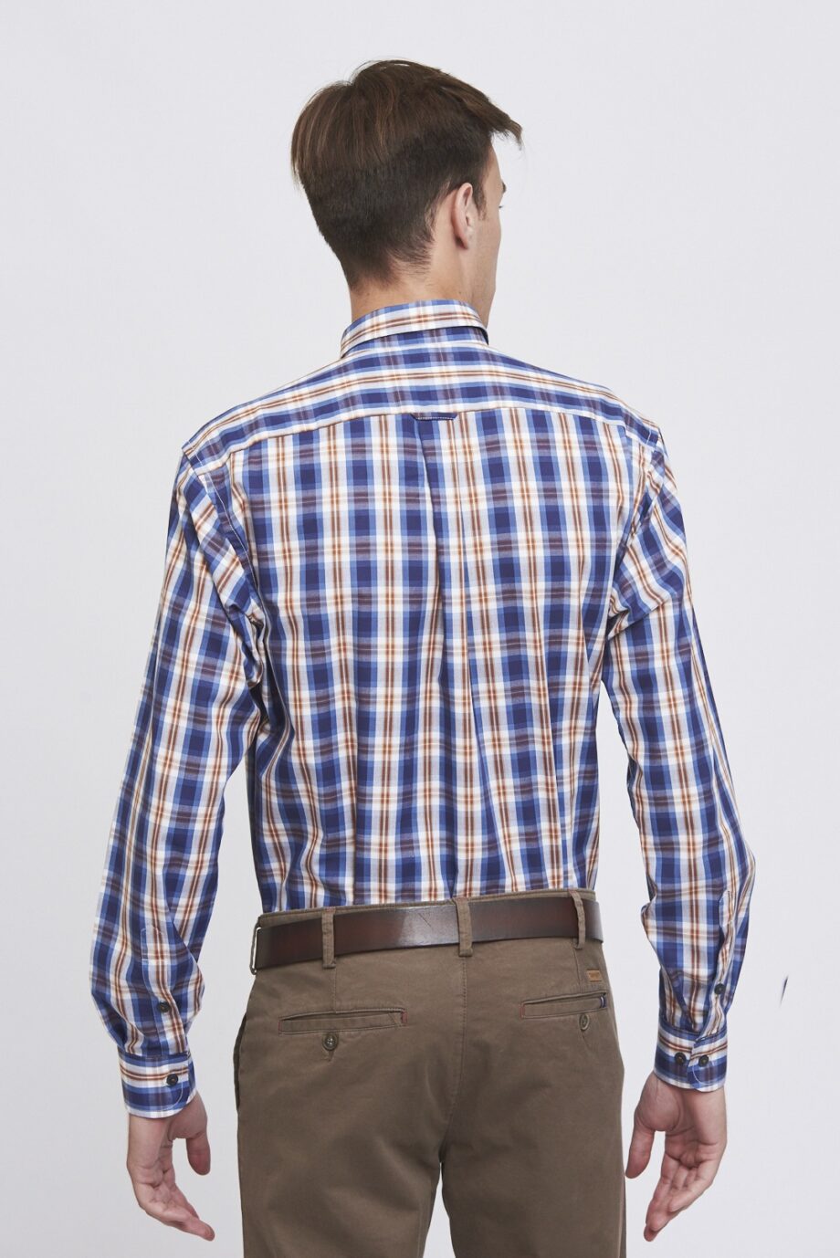 Camisa regular fit a cuadros