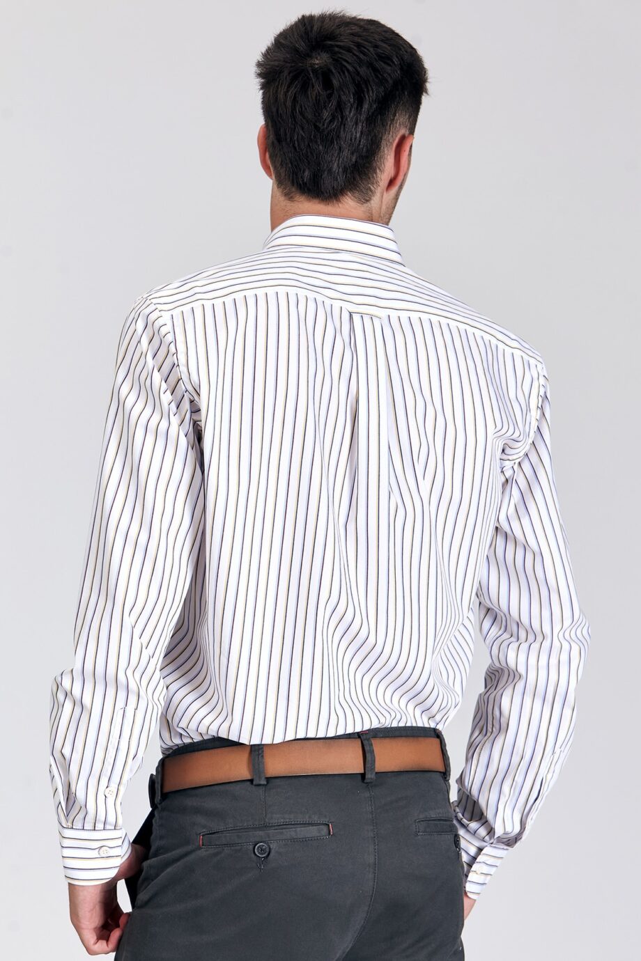 Camisa regular fit a rayas