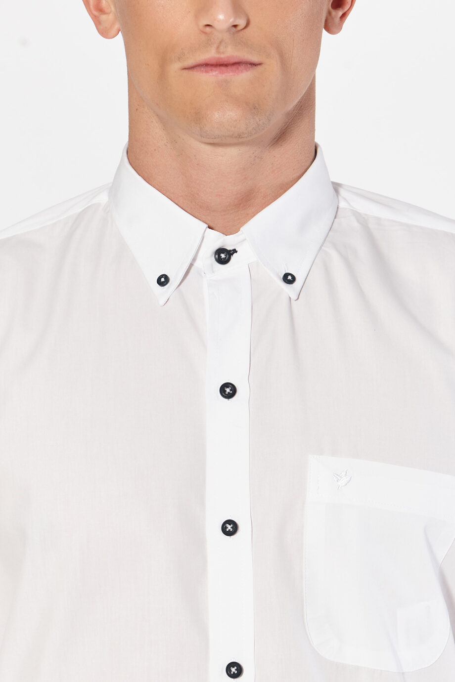 Camisa regular fit de poplin