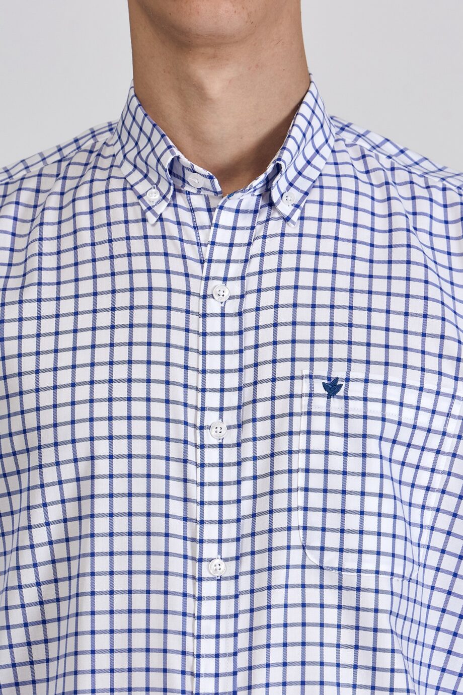 Camisa regular fit a cuadros
