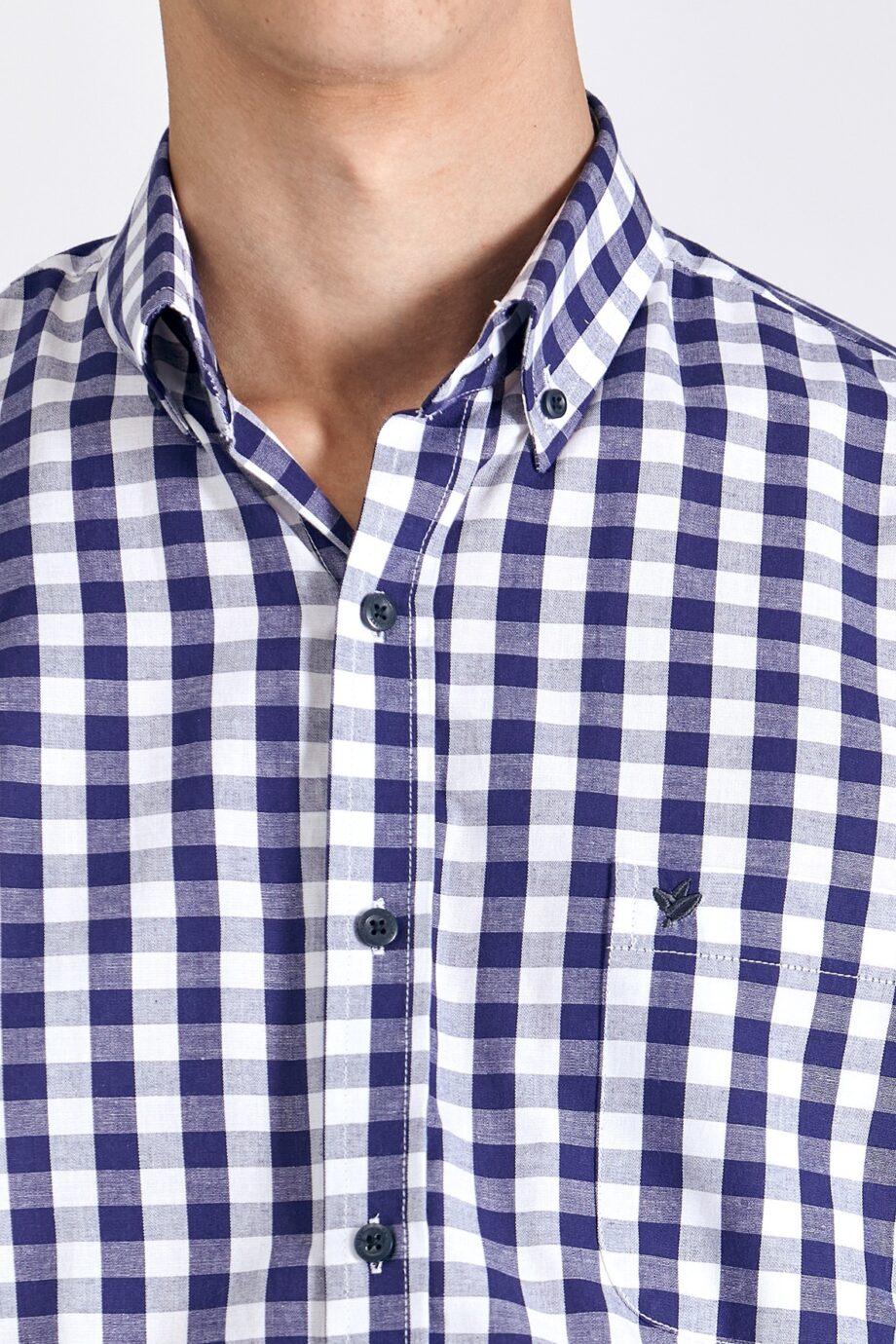 Camisa regular fit a cuadros