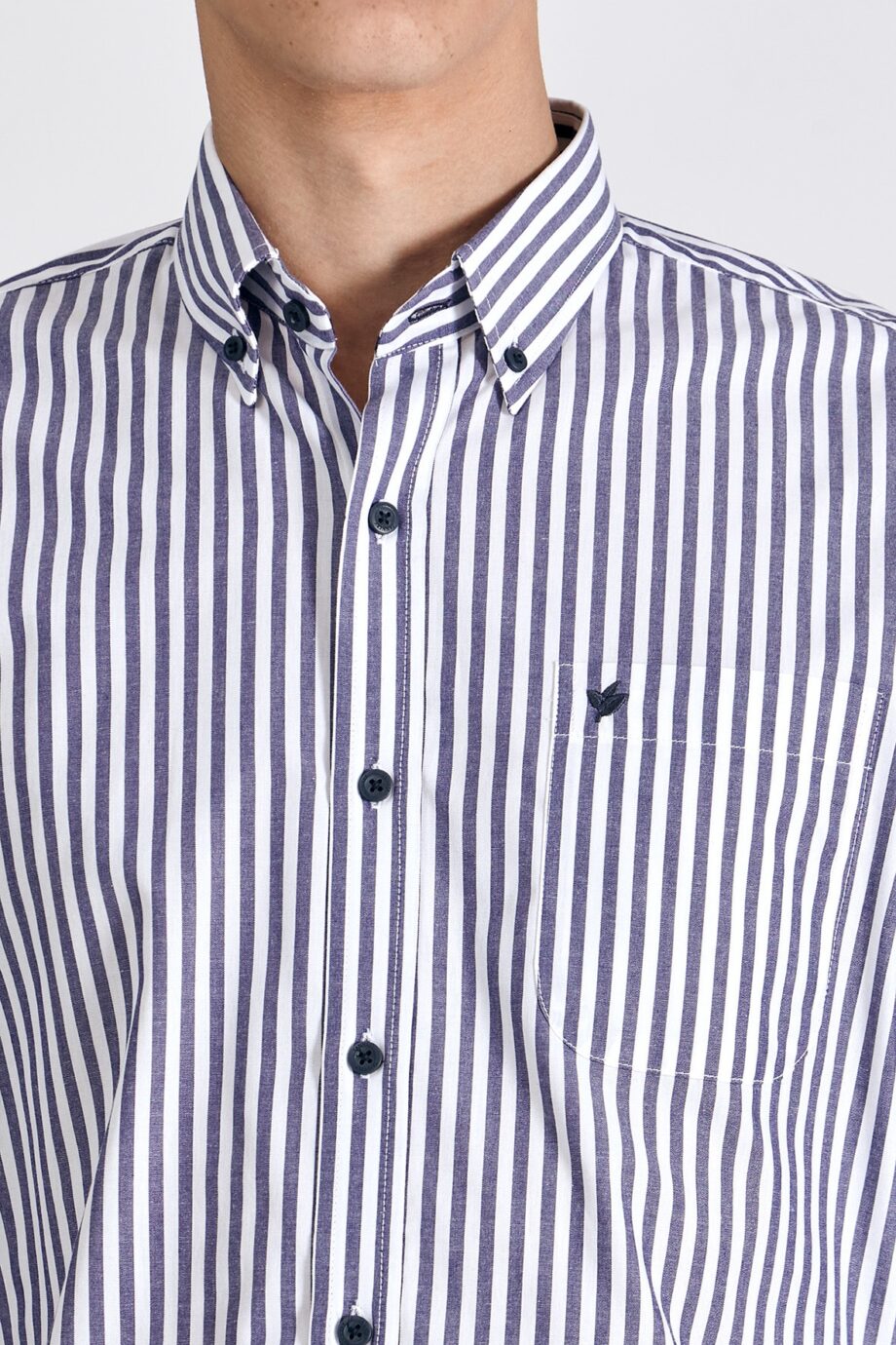 Camisa regular fit a rayas