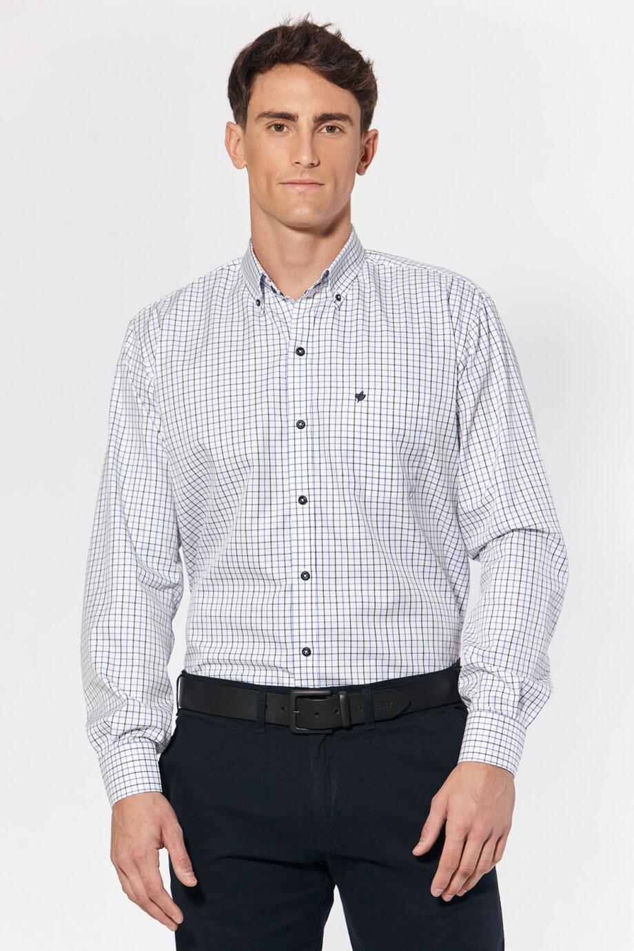 Camisa regular fit a cuadros