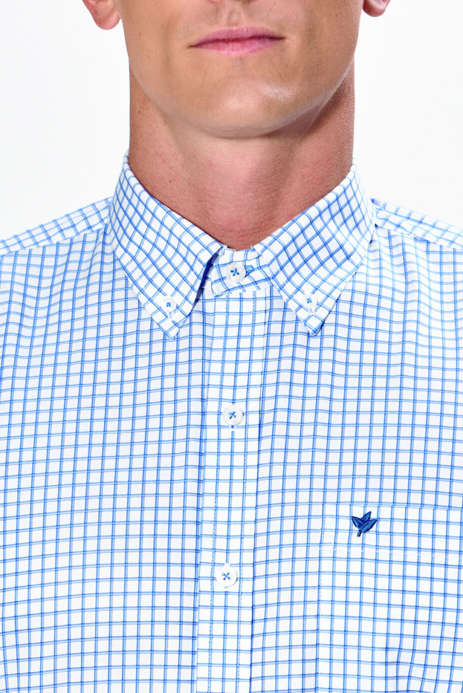 Camisa regular fit a cuadros