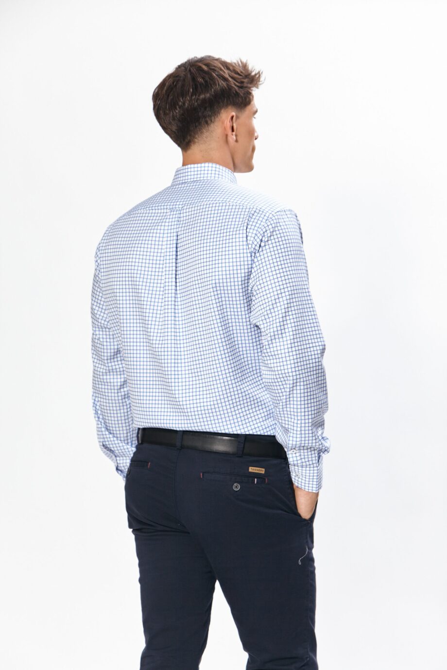 Camisa regular fit a cuadros