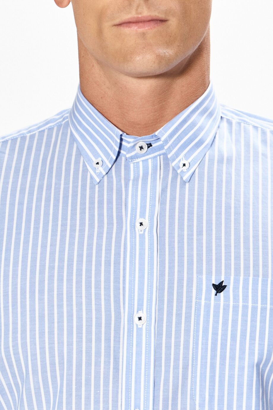 Camisa regular fit a rayas