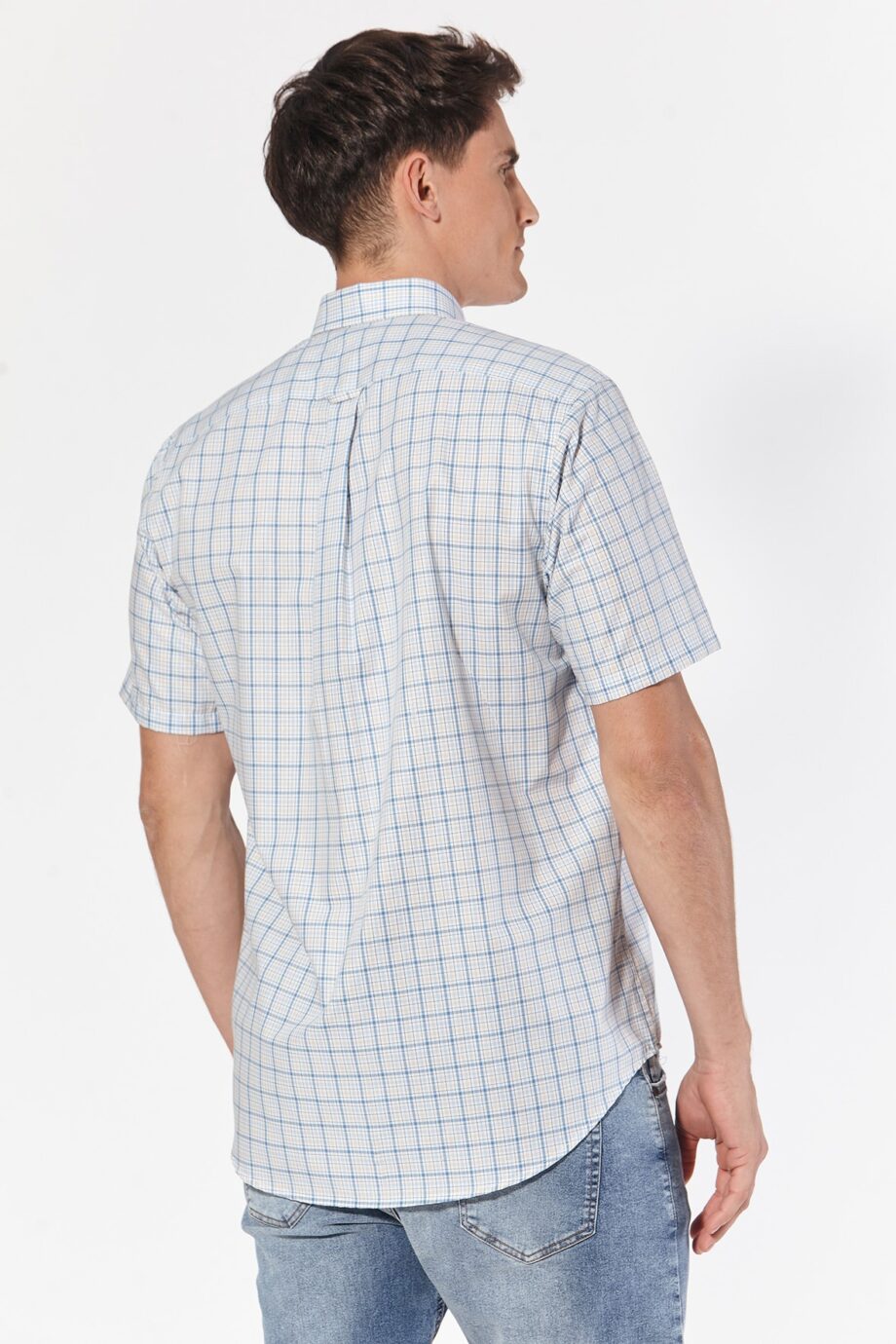 Camisa regular fit a cuadros