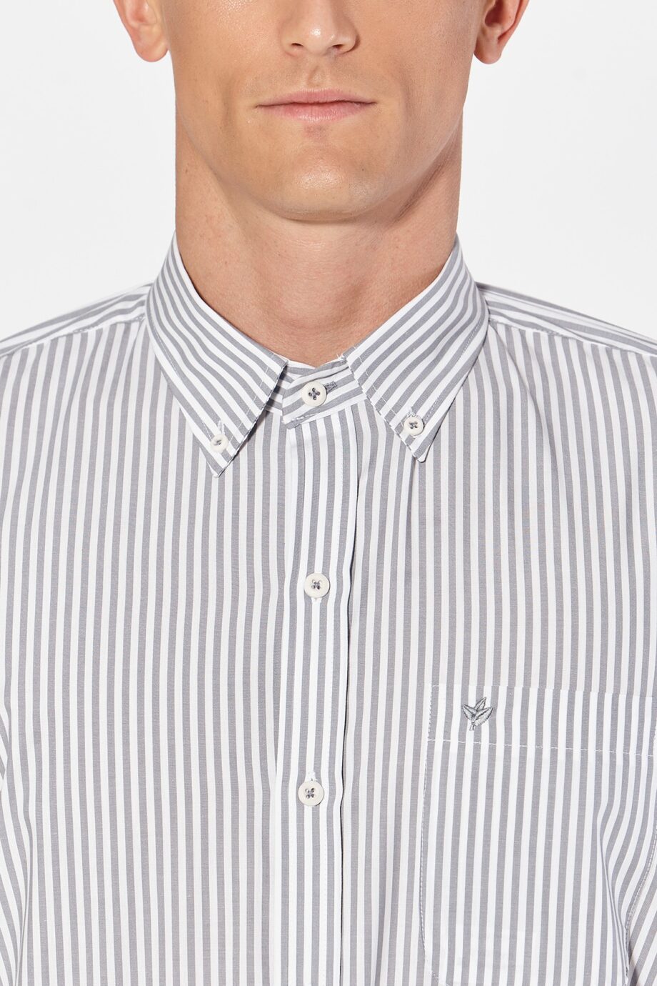 Camisa regular fit a rayas