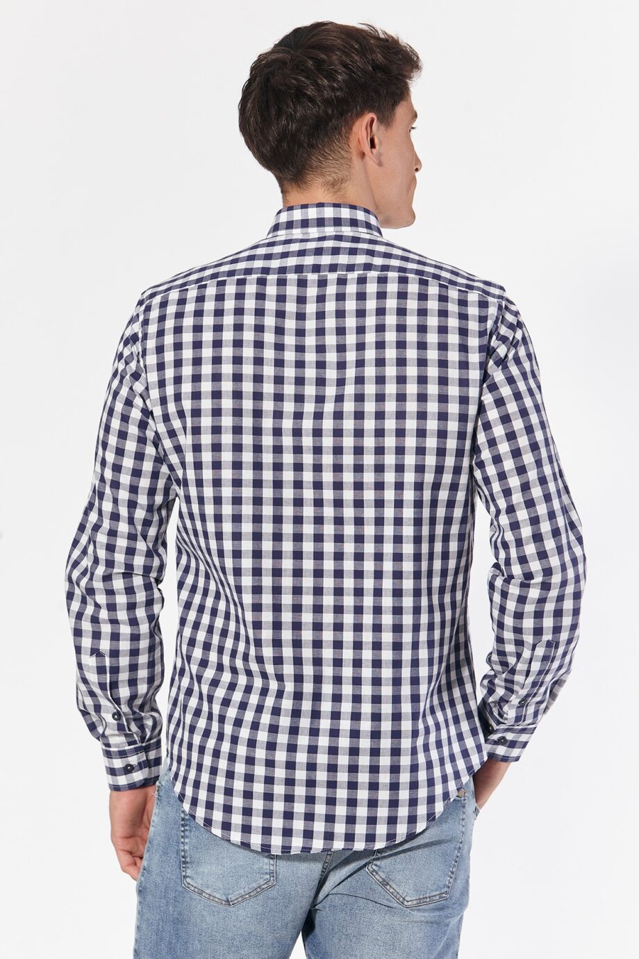 Camisa slim fit a cuadros