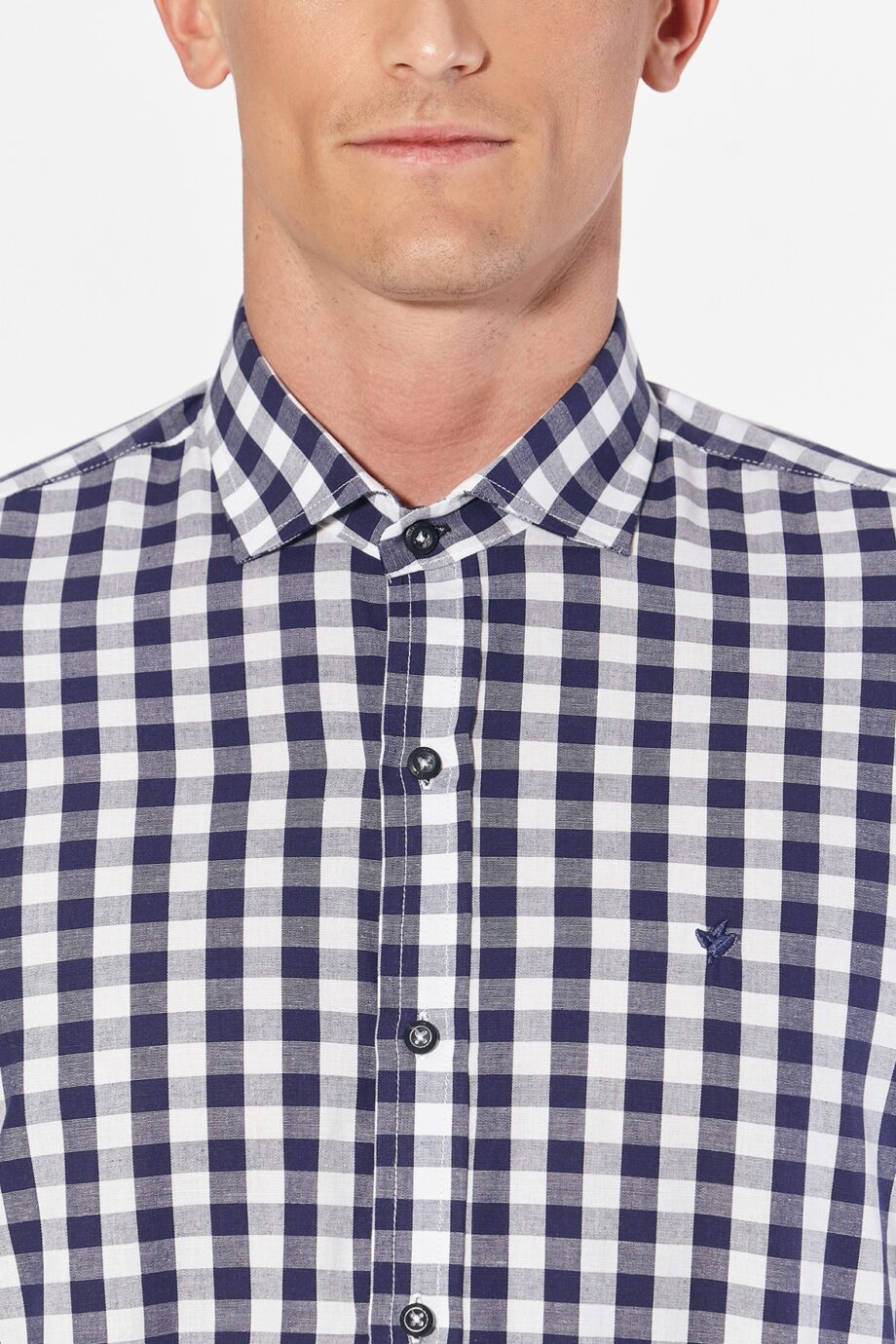 Camisa slim fit a cuadros
