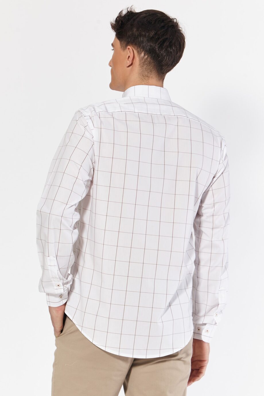 Camisa slim fit a cuadros