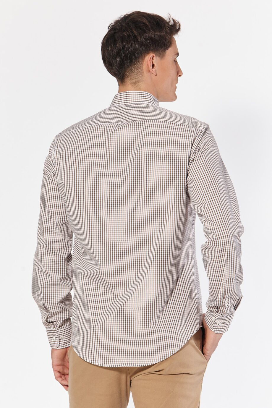 Camisa slim fit a cuadros