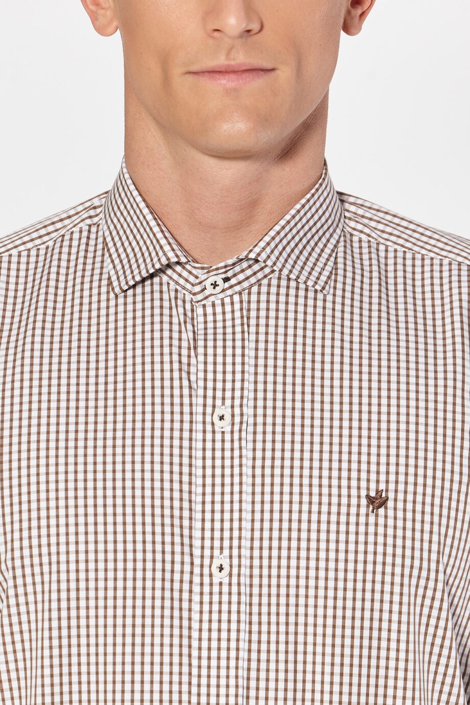Camisa slim fit a cuadros