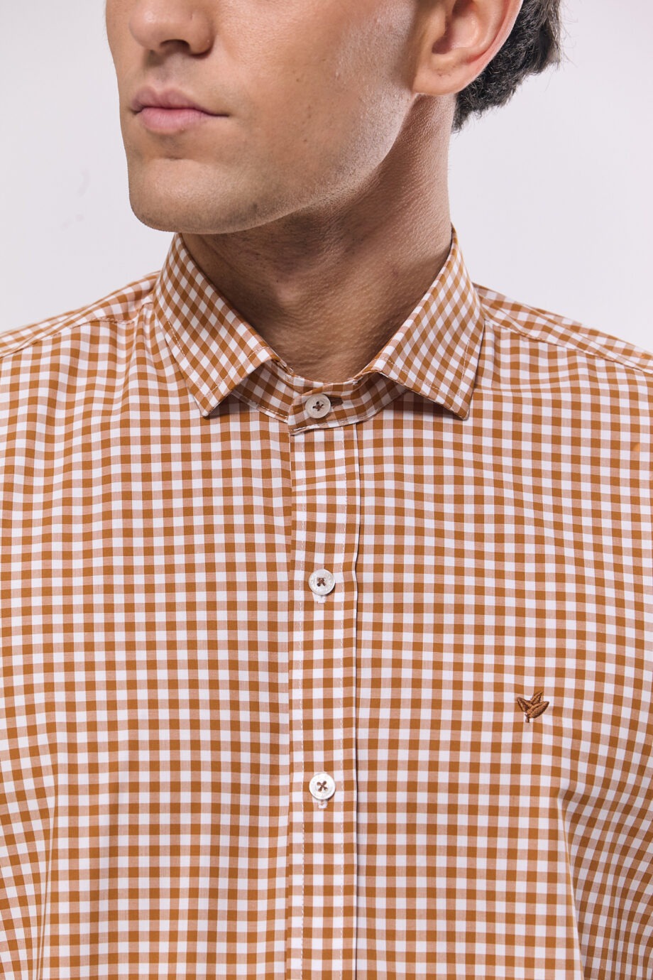 Camisa slim fit a cuadros
