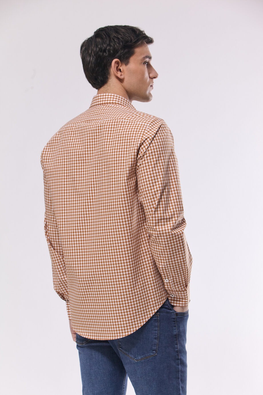 Camisa slim fit a cuadros